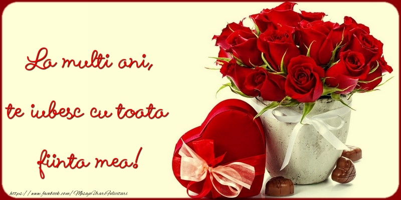 Felicitari aniversare De La Multi Ani - La multi ani, te iubesc