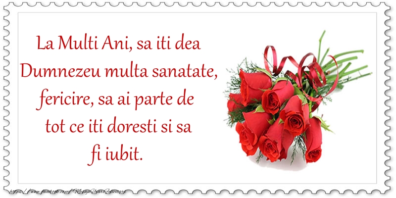 Felicitari aniversare De La Multi Ani - La Multi Ani, sa iti dea Dumnezeu
