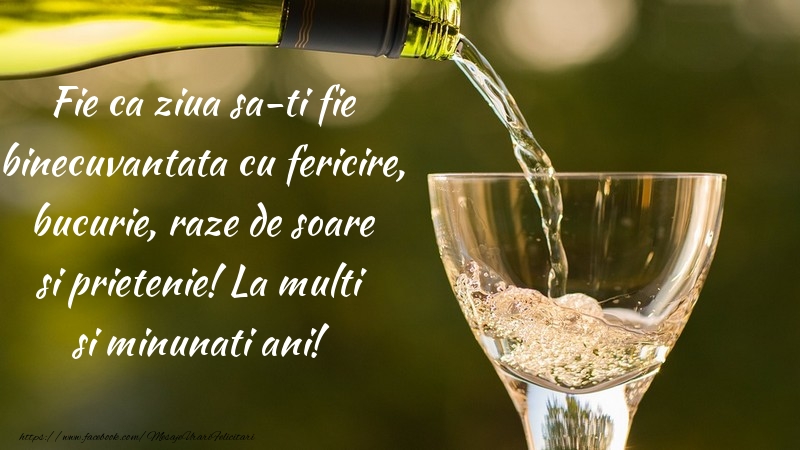 Felicitari aniversare De La Multi Ani - Fie ca ziua sa-ti fie binecuvantata