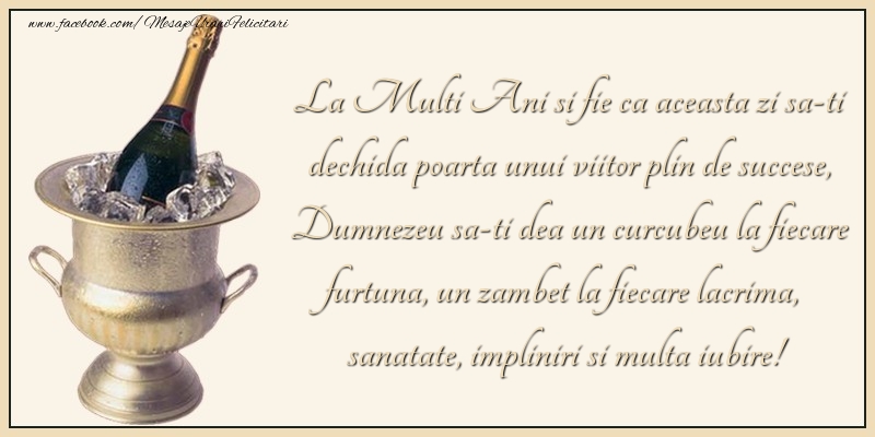 Felicitari aniversare De La Multi Ani - La Multi Ani