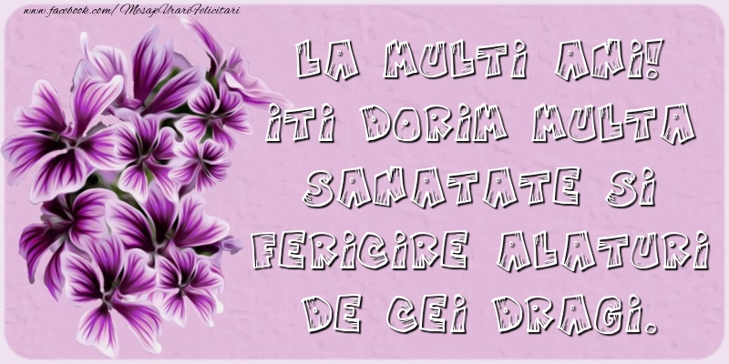 Felicitari aniversare De La Multi Ani - La multi ani!