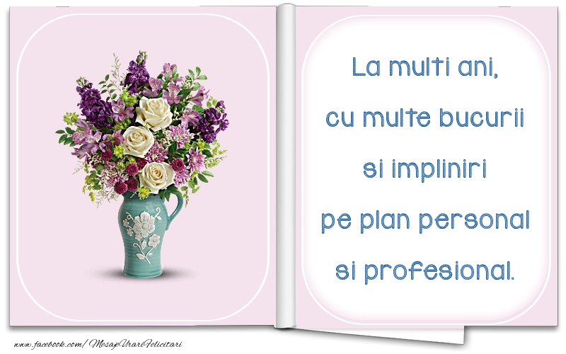 Felicitari aniversare De La Multi Ani - La multi ani