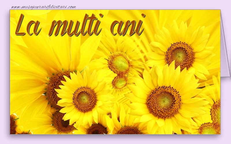 Felicitari aniversare De La Multi Ani - La multi ani
