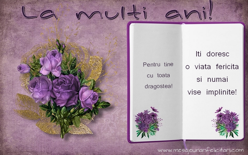 Felicitari aniversare De La Multi Ani - La multi ani