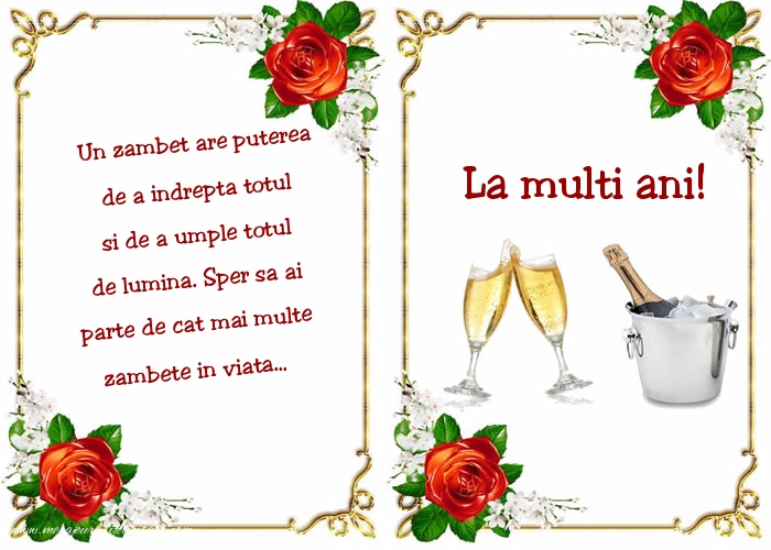 Felicitari aniversare De La Multi Ani - La multi ani!