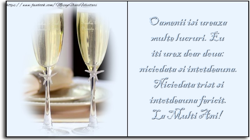 Felicitari aniversare De La Multi Ani - La Multi Ani!