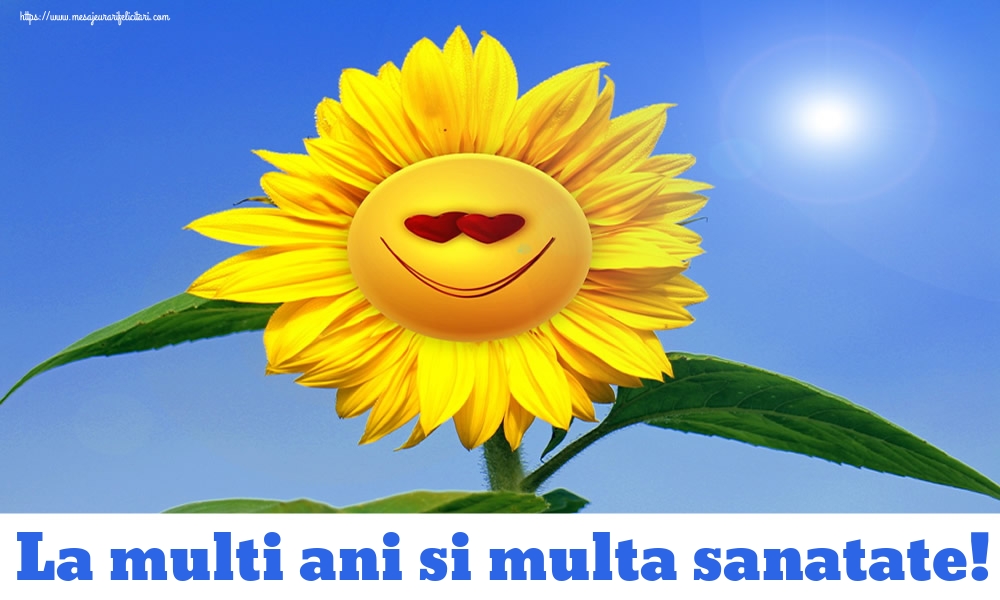 Felicitari aniversare De La Multi Ani - La multi ani si multa sanatate!