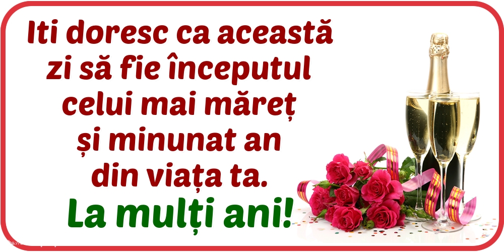 Felicitari aniversare De La Multi Ani - La mulți ani!