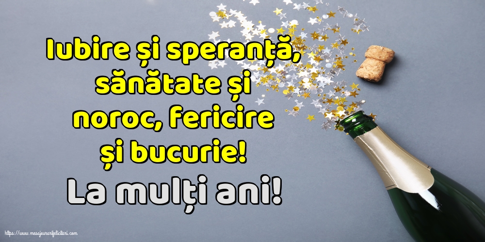 Felicitari aniversare De La Multi Ani - La mulți ani!