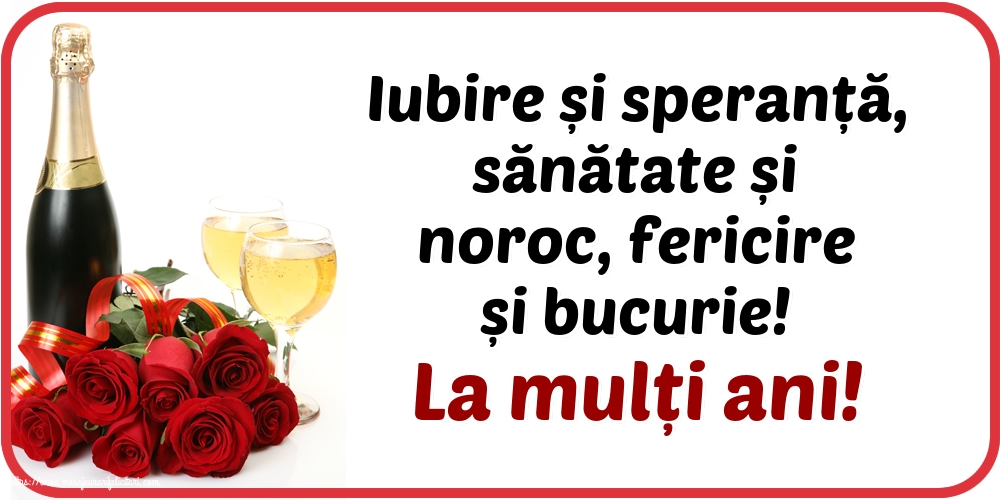 Felicitari aniversare De La Multi Ani - La mulți ani!