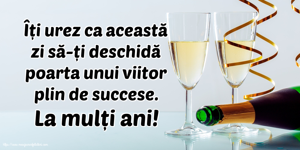 Felicitari aniversare De La Multi Ani - La mulți ani!