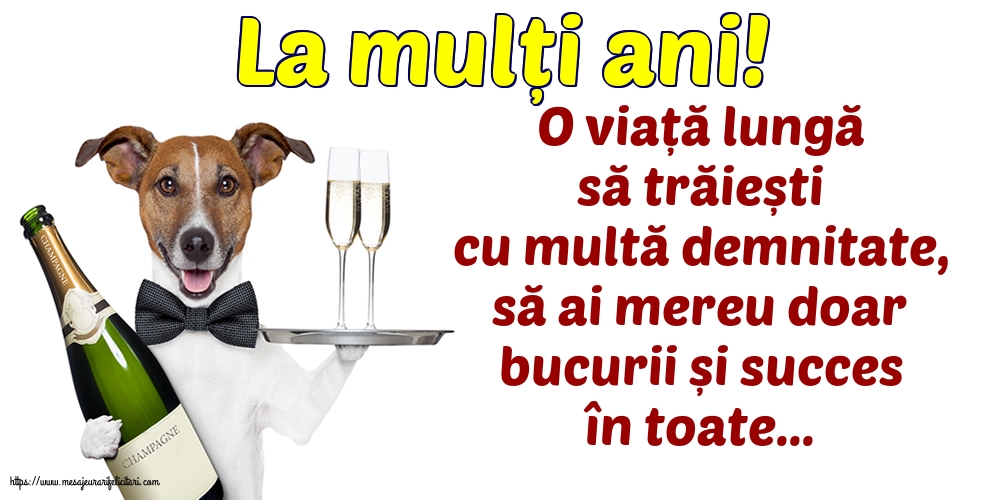 Felicitari aniversare De La Multi Ani - La mulți ani!