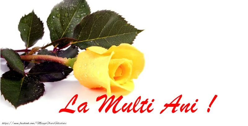 Felicitari aniversare De La Multi Ani - La multi ani!