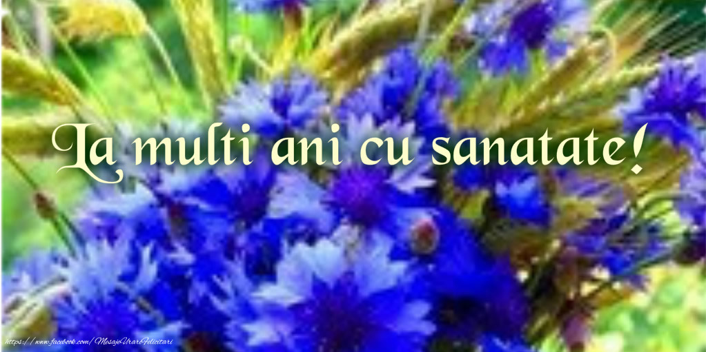 Felicitari aniversare De La Multi Ani - La multi ani cu sanatate!