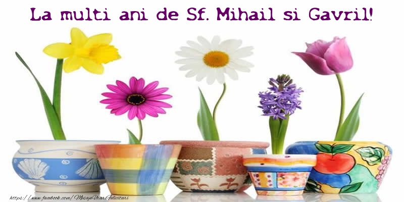Felicitari aniversare De Sfintii Mihail si Gavril - La multi ani de Sf. Mihail si Gavril!