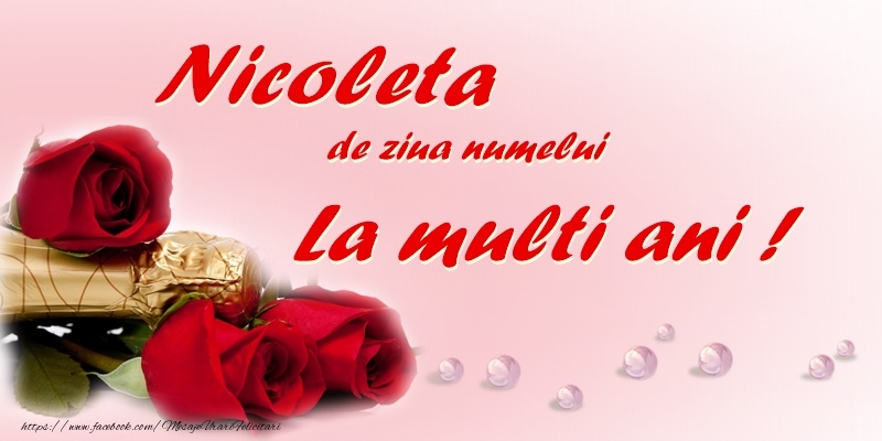 Felicitari aniversare De Sfantul Nicolae - Nicoleta, de ziua numelui, La multi ani!