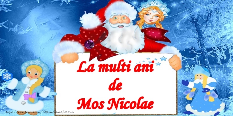 Felicitari aniversare De Sfantul Nicolae - La multi ani de Mos Nicolae!