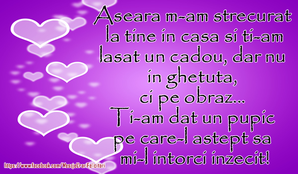 Felicitari aniversare De Sfantul Nicolae - Un cadou pe obraz nu in ghetuta!