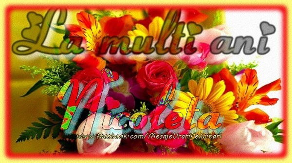 Felicitari aniversare De Sfantul Nicolae - La multi ani, Nicoleta!