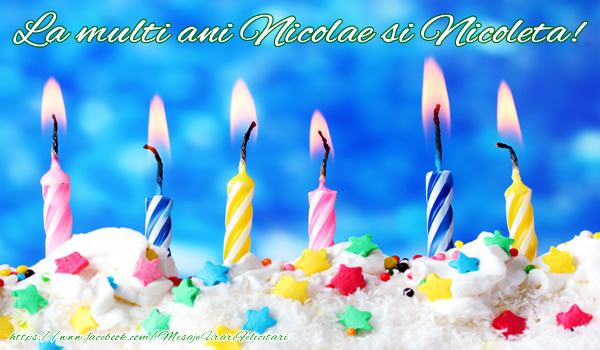Felicitari aniversare De Sfantul Nicolae - La multi ani Nicolae si Nicoleta!