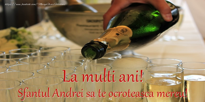 Felicitari aniversare De Sfantul Andrei - La multi ani! Sfantul Andrei sa te ocroteasca mereu!