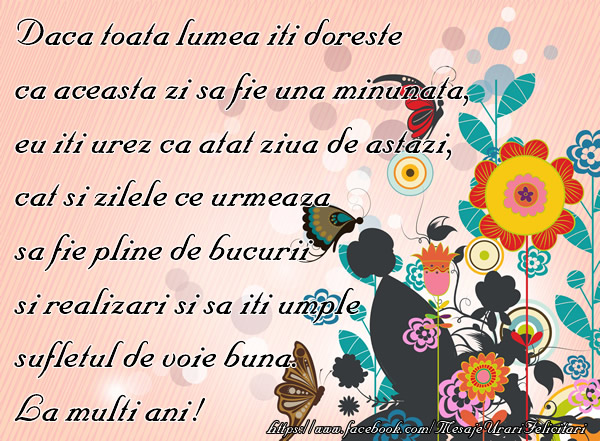 Felicitari aniversare De Sfantul Andrei - Daca toata lumea iti doreste ca aceasta zi sa fie una minunata