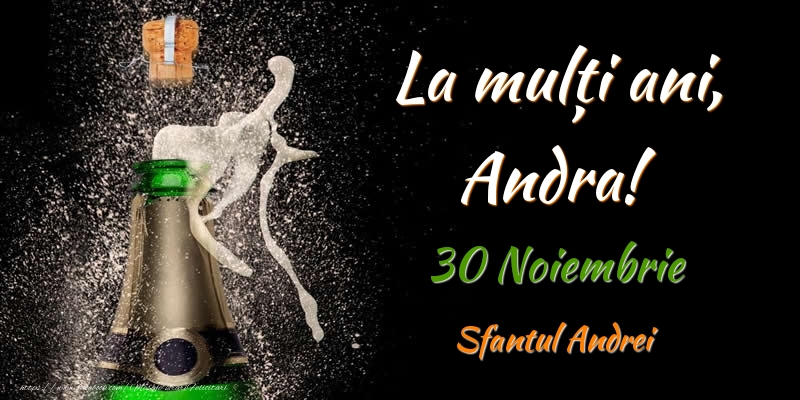 Felicitari aniversare De Sfantul Andrei - La multi ani, Andra! 30 Noiembrie Sfantul Andrei