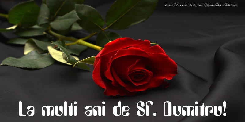 Felicitari aniversare De Sfantul Dumitru - La multi ani de Sf. Dumitru!