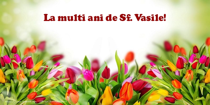 Felicitari aniversare De Sfantul Vasile - La multi ani de Sf. Vasile!