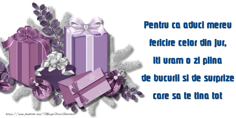 Felicitari aniversare De Zi De Nastere - O zi plina de bucurii si de surprize