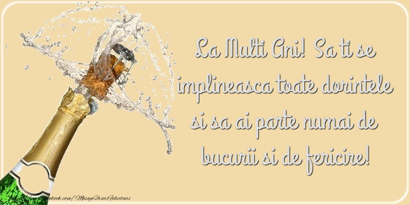 Felicitari aniversare De Zi De Nastere - Sa ti se implineasca toate dorintele