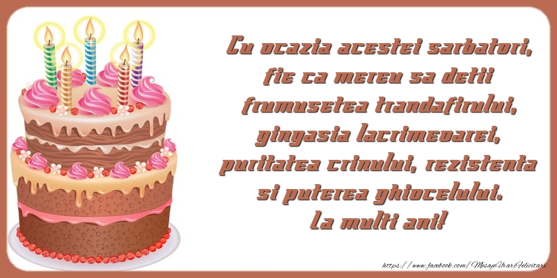 Felicitari aniversare De Zi De Nastere - La multi ani cu flori