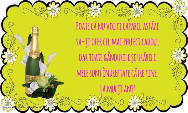 Felicitari aniversare De Zi De Nastere - La multi ani