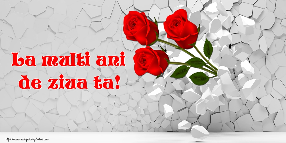 Felicitari aniversare De Zi De Nastere - La multi ani de ziua ta!