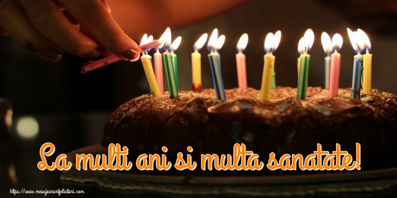 Felicitari aniversare De Zi De Nastere - La multi ani si multa sanatate!
