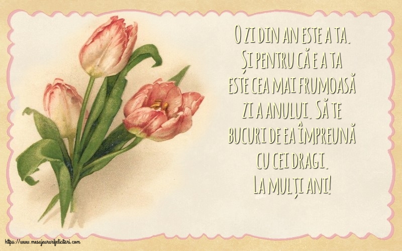 Felicitari aniversare De Zi De Nastere - La mulți ani!