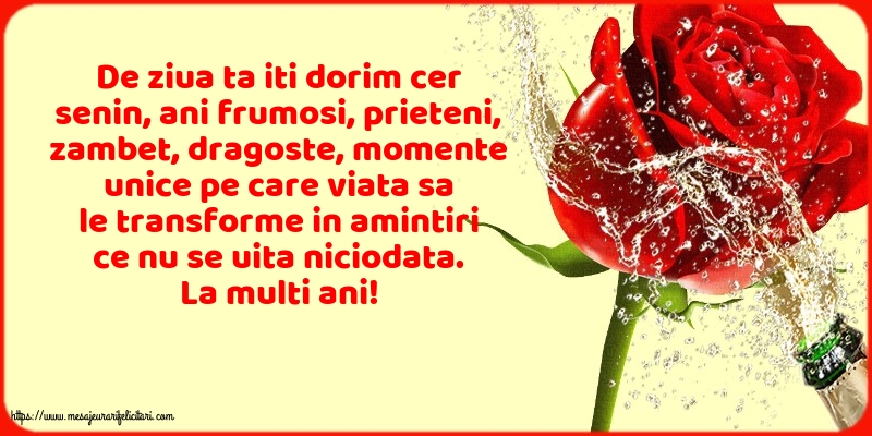Felicitari aniversare De Zi De Nastere - La multi ani!