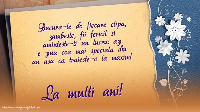Felicitari aniversare De Zi De Nastere - La multi ani!