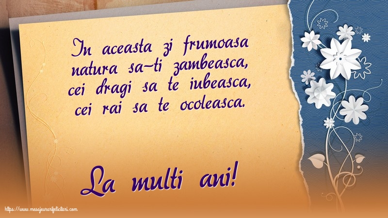 Felicitari aniversare De Zi De Nastere - La multi ani!