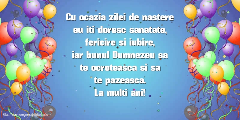 Felicitari aniversare De Zi De Nastere - La multi ani!