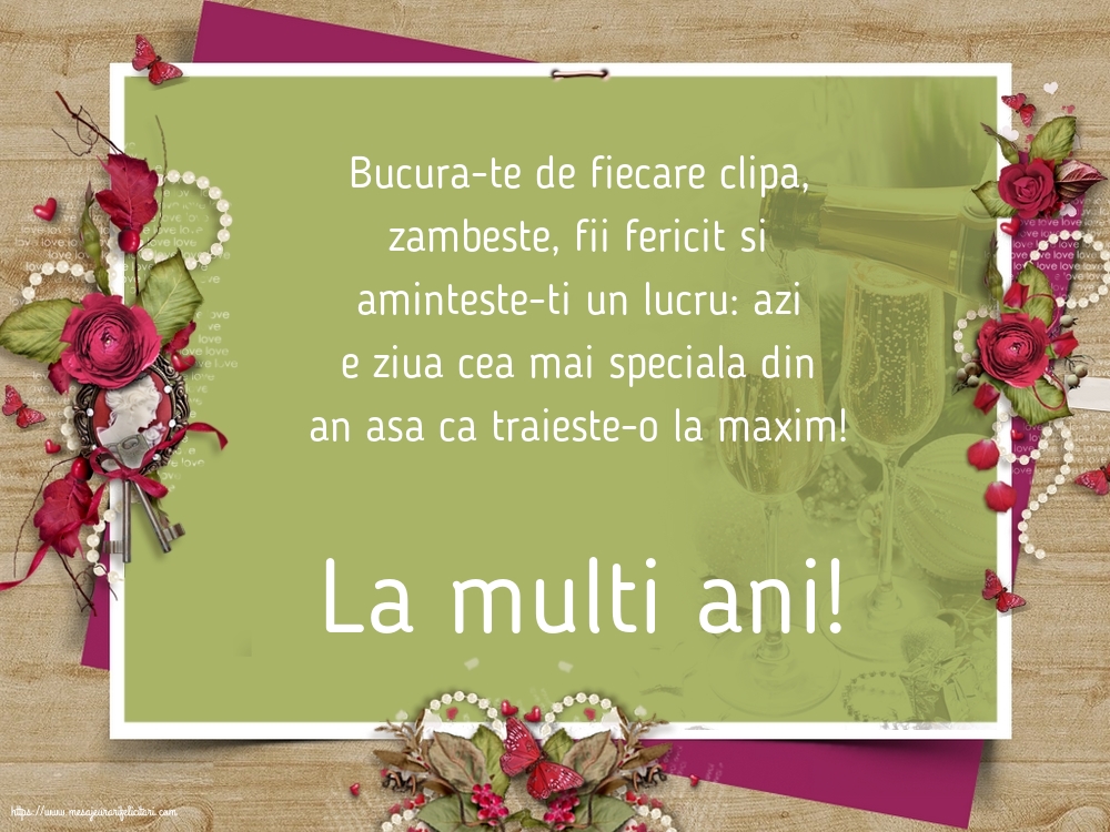Felicitari aniversare De Zi De Nastere - La multi ani!