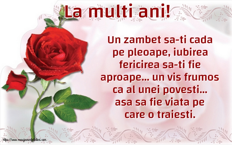 Felicitari aniversare De Zi De Nastere - La multi ani!