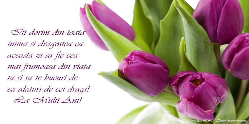 Felicitari aniversare De Zi De Nastere - Iti dorim din toata inima si dragostea ca aceasta zi sa fie cea mai frumoasa ... La multi ani!