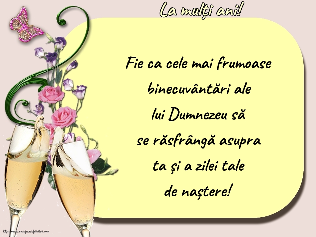 Felicitari aniversare De Zi De Nastere - La mulți ani!