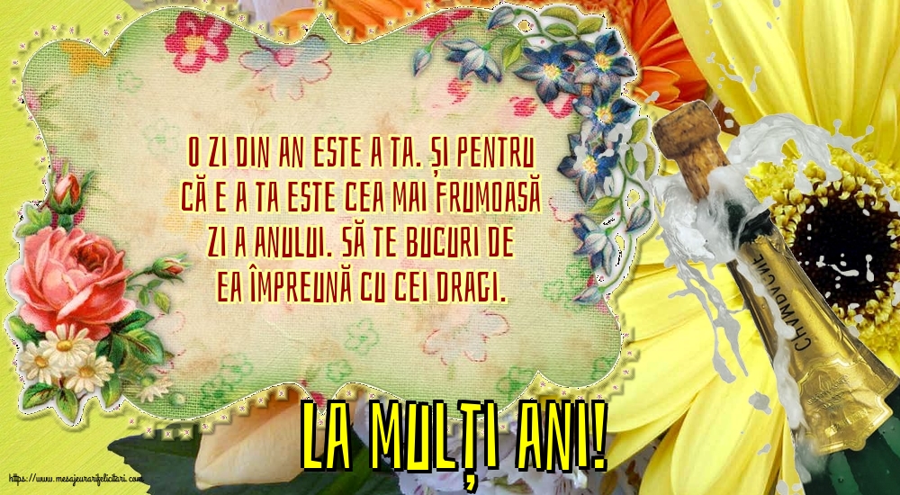 Felicitari aniversare De Zi De Nastere - La mulți ani!