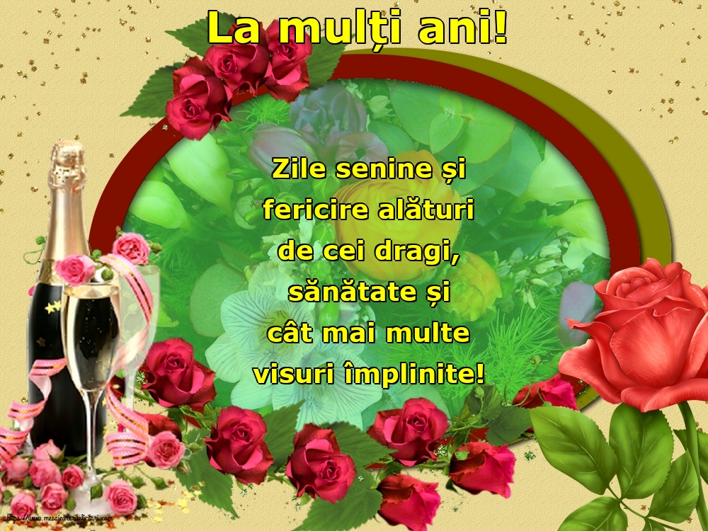 Felicitari aniversare De Zi De Nastere - La mulți ani!