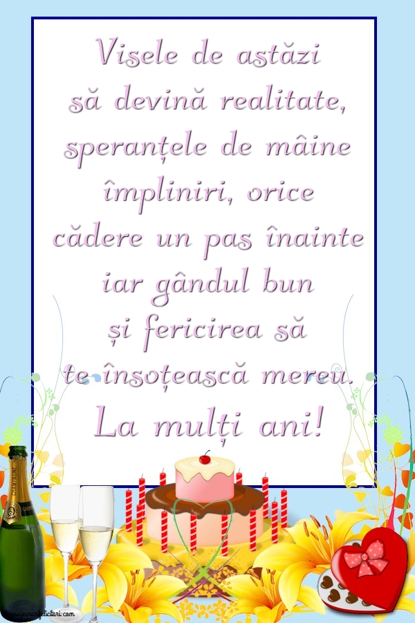 Felicitari aniversare De Zi De Nastere - La mulți ani!