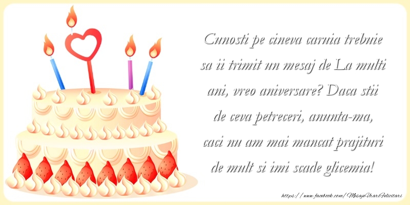 Felicitari aniversare De Zi De Nastere - Nu am mai mancat de mult