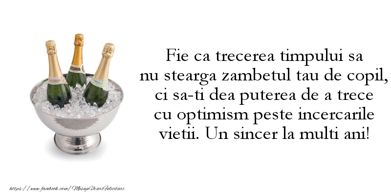 Felicitari aniversare De Zi De Nastere - Zambetul tau de copil