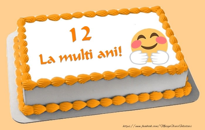 Tort La multi ani 12 ani!
